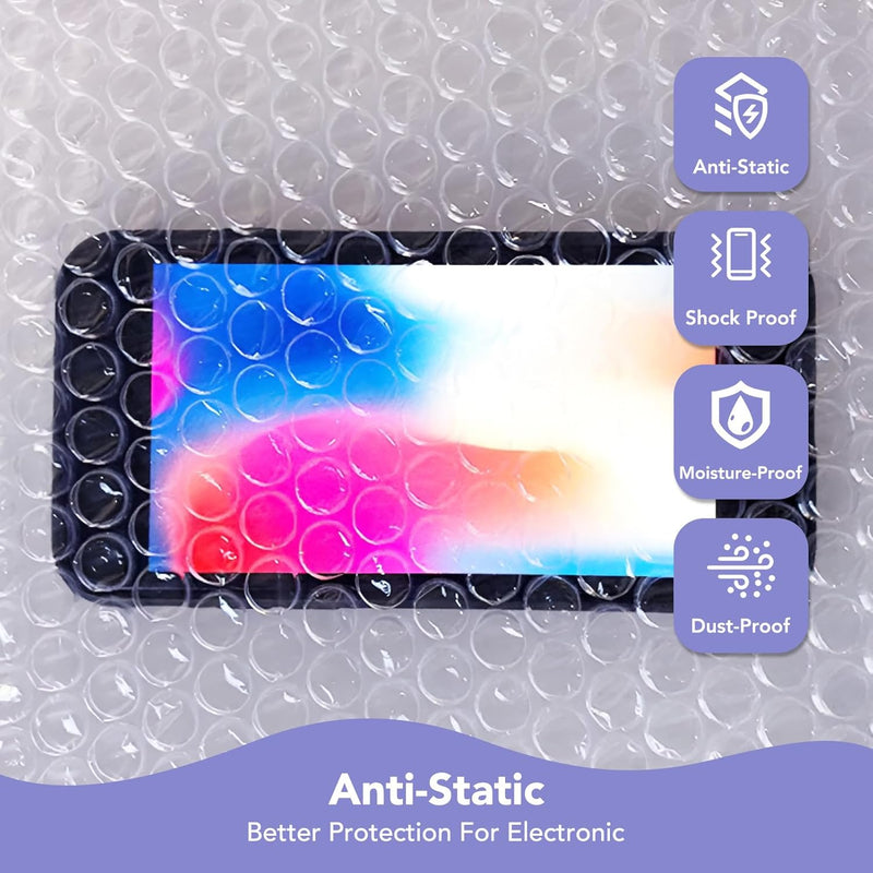 12 Inch x 36ft Total Bubble Cushioning Wrap for Packing