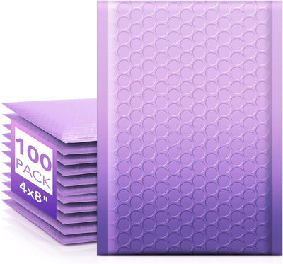 4x8 Bubble-Mailer Padded Envelope | Gradient Purple
