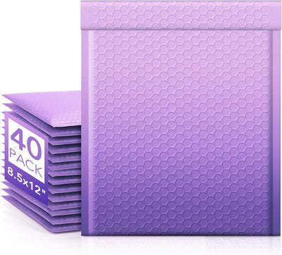 8.5x12 Bubble-Mailer Padded Envelope | Gradient Purple