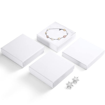 3.5x3.5x1 Inch Jewelry Kraft Gift Boxes With Lids