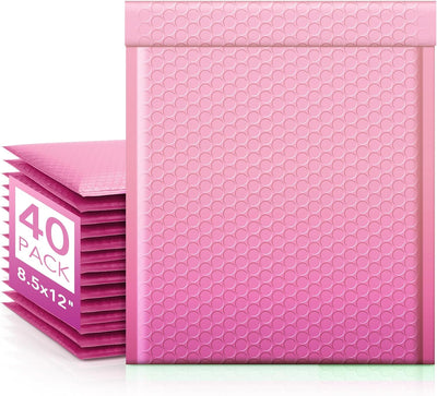 8.5x12 Bubble-Mailer Padded Envelope | Gradient Pink