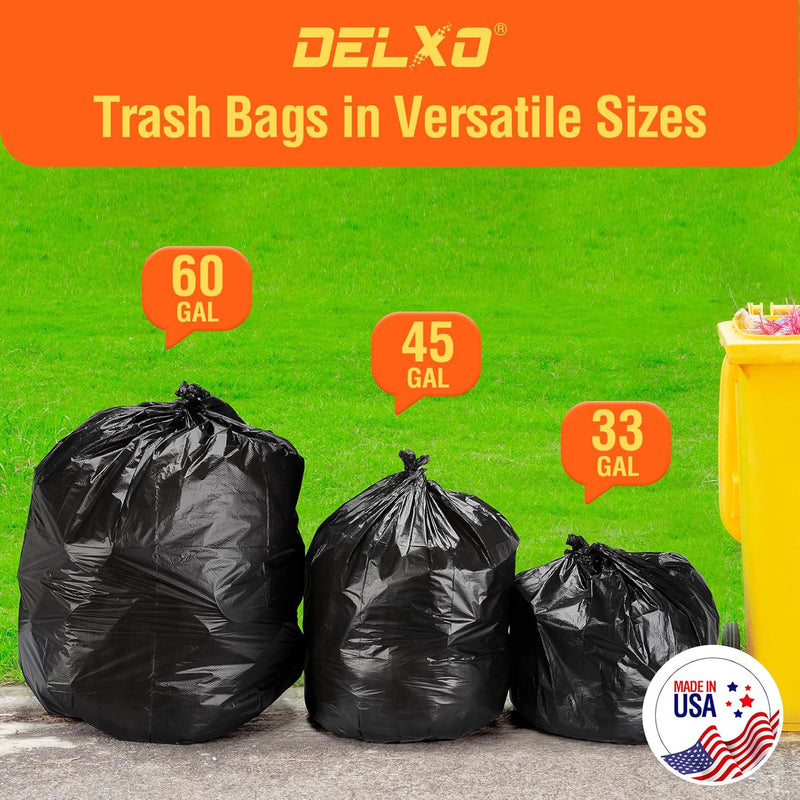 55-60 Gallon Trash Bags 150 Count 0.7MIl UI