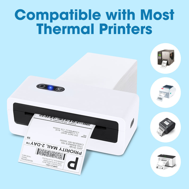 4x6 Direct Thermal Shipping Labels Paper White