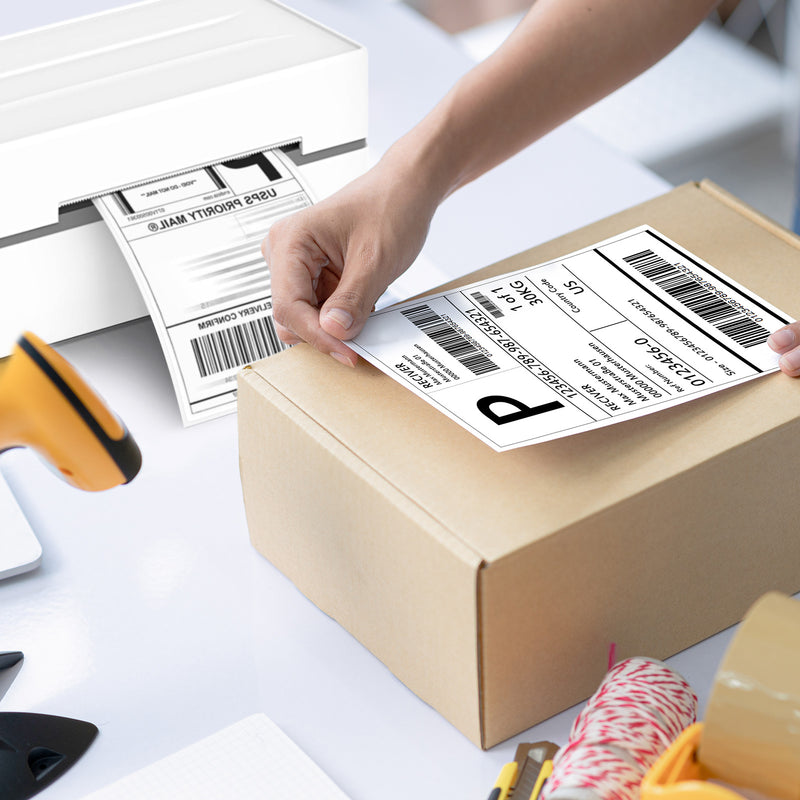 4x6 Direct Thermal Shipping Labels Paper White