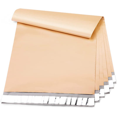 14.5x19 Poly-Mailer Envelope Shipping Bags | Beige - JiaroPack