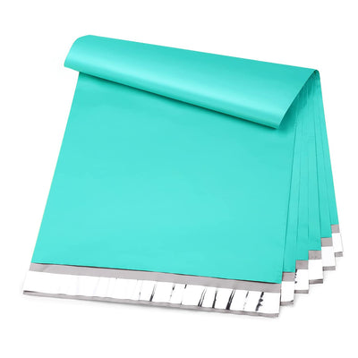12x15.5 Poly-Mailer Envelope Shipping Bags | Teal - JiaroPack