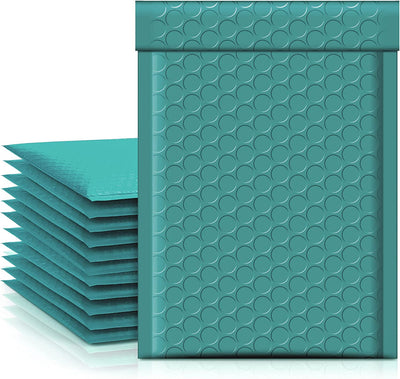 4x8 Bubble-Mailer Padded Envelope | Turquoise Green - JiaroPack