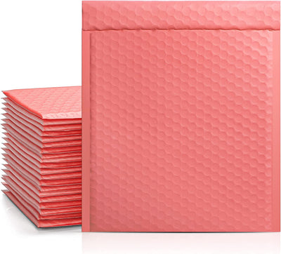 8.5x12 Bubble-Mailer Padded Envelope | Red coral - JiaroPack