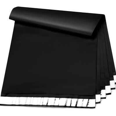 14.5x19 Poly-Mailer Envelope Shipping Bags | Black - JiaroPack