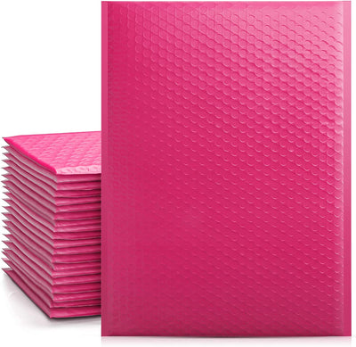 10.5x16 Bubble-Mailer Padded Envelope | Hot Pink - JiaroPack