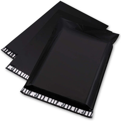 12x15.5 Poly-Mailer Envelope Shipping Bags | Black - JiaroPack