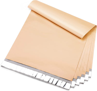 12x15.5 Poly-Mailer Envelope Shipping Bags | Beige - JiaroPack