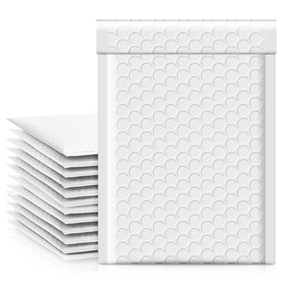 4x8 Inch Bubble-Mailer Padded Envelope | White - JiaroPack