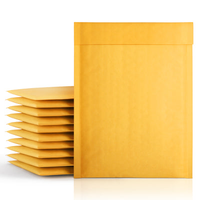 6x10  Kraft Bubble-Mailer Padded Envelope Yellow - JiaroPack