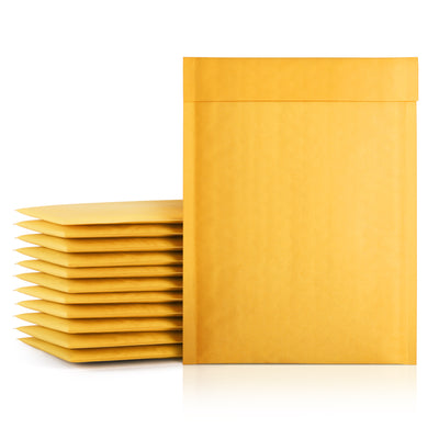 9.5x14.5 Kraft Bubble-Mailer Padded Envelope Yellow - JiaroPack