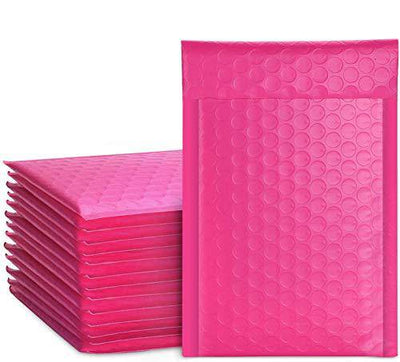 4x8 Bubble-Mailer Padded Envelope | Hot Pink - JiaroPack