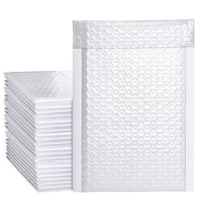 6x10 Bubble-Mailer Padded Envelope | White - JiaroPack
