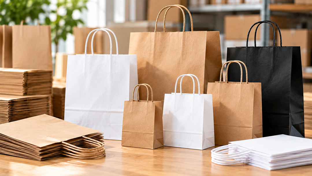 Paper Bags Wholesale: Sizes, Basis Weights and Case Packs