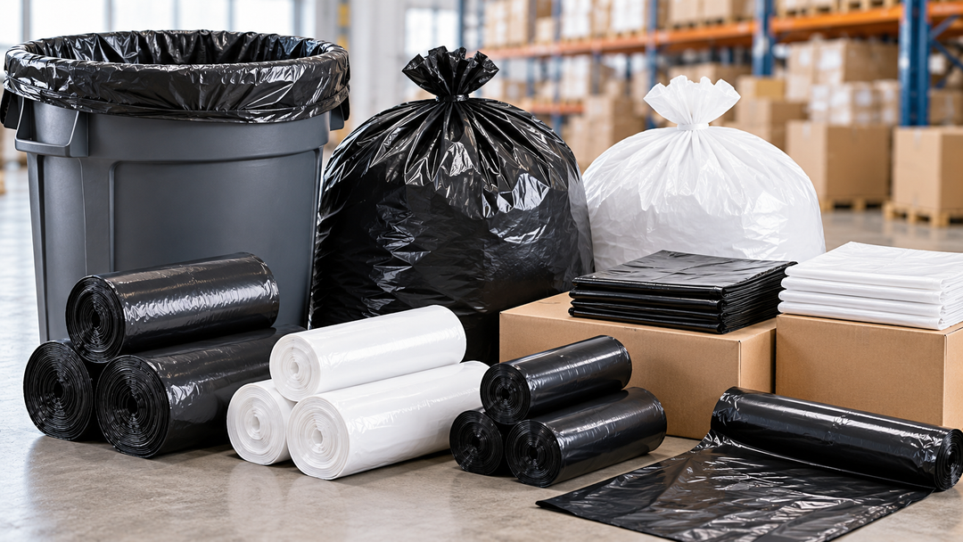 Wholesale Trash Bags: How to Buy by the Case (Sizes, Mil, Pack Counts)