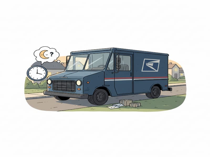 USPS Delivery Car