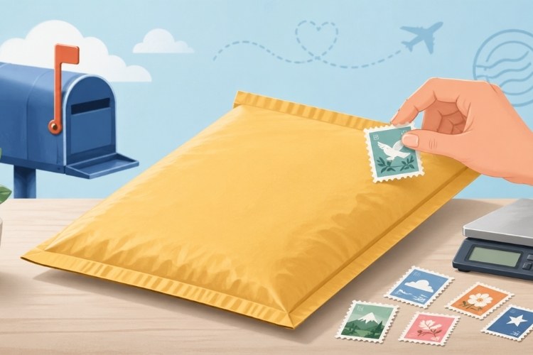 How Many Stamps for a Padded Envelope?
