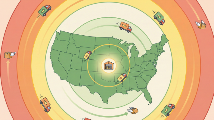 USPS Shipping Zones