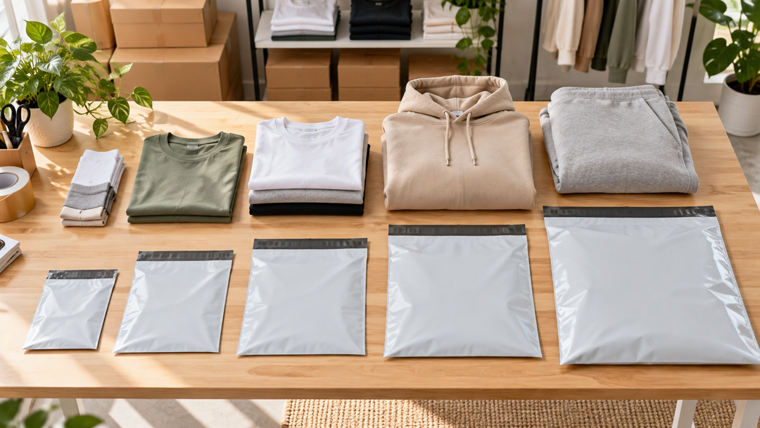 What Size Poly Mailer for Hoodies, T-Shirts & Jeans?