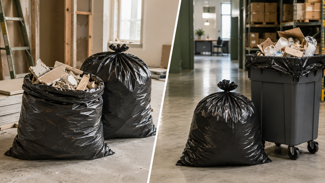 Contractor Bags vs. Heavy-Duty Trash Bags: Which Do You Need?