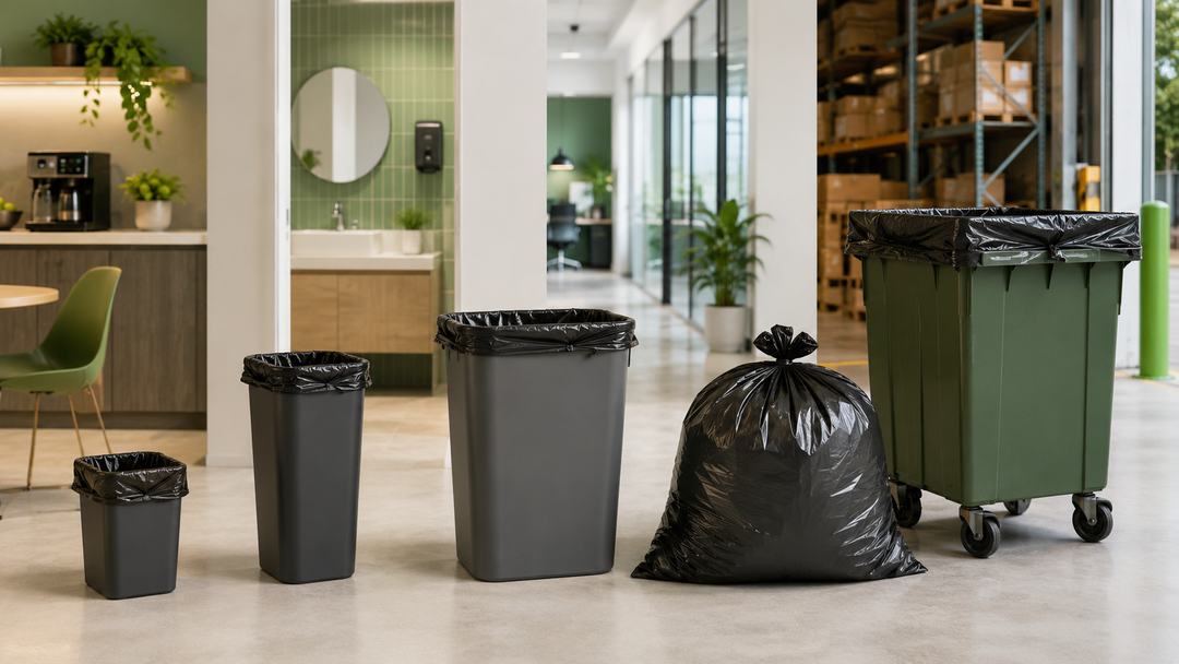 Trash Bag Sizes for Business: A Wholesale Buying Guide