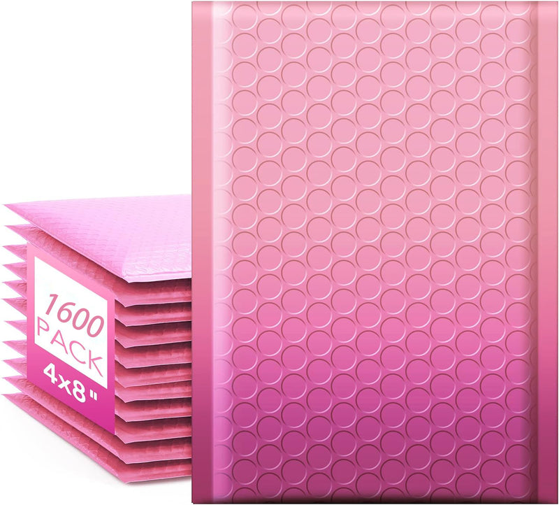 4x8 Bubble-Mailer Padded Envelope | Gradient Pink