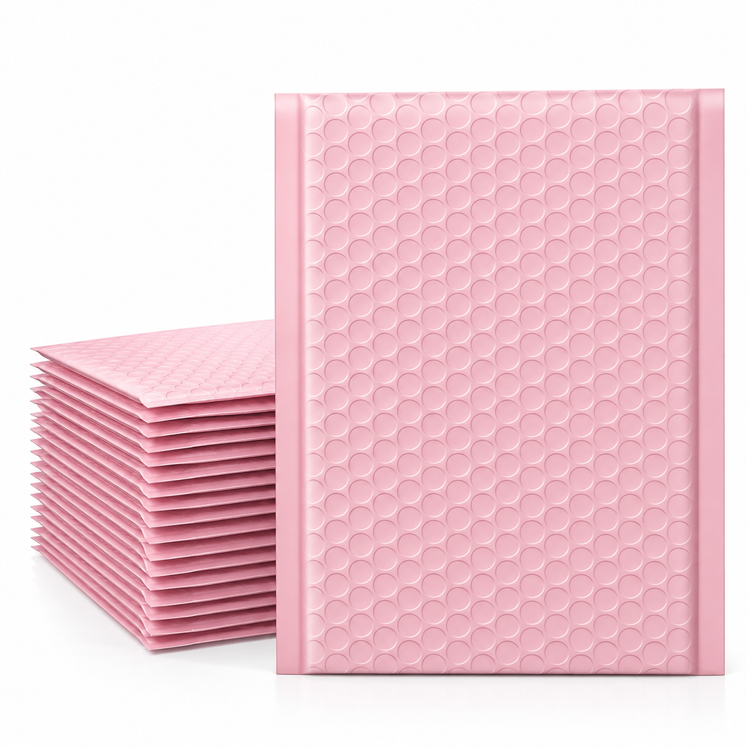 6x10 Bubble Mailer #0 | Usable Size 6x9" | Sakura Pink