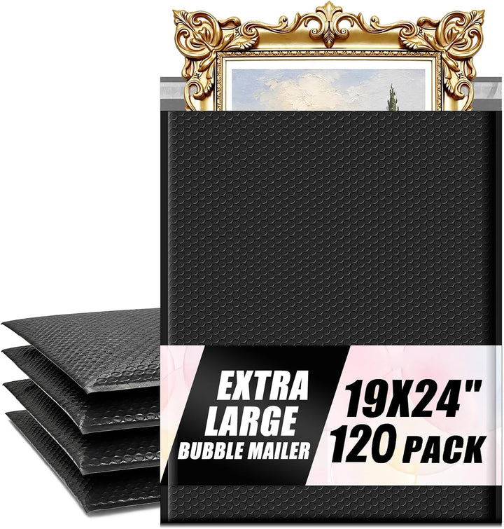19x25 Bubble Mailer | Usable Size 19x24" | 120 Pack Wholesale