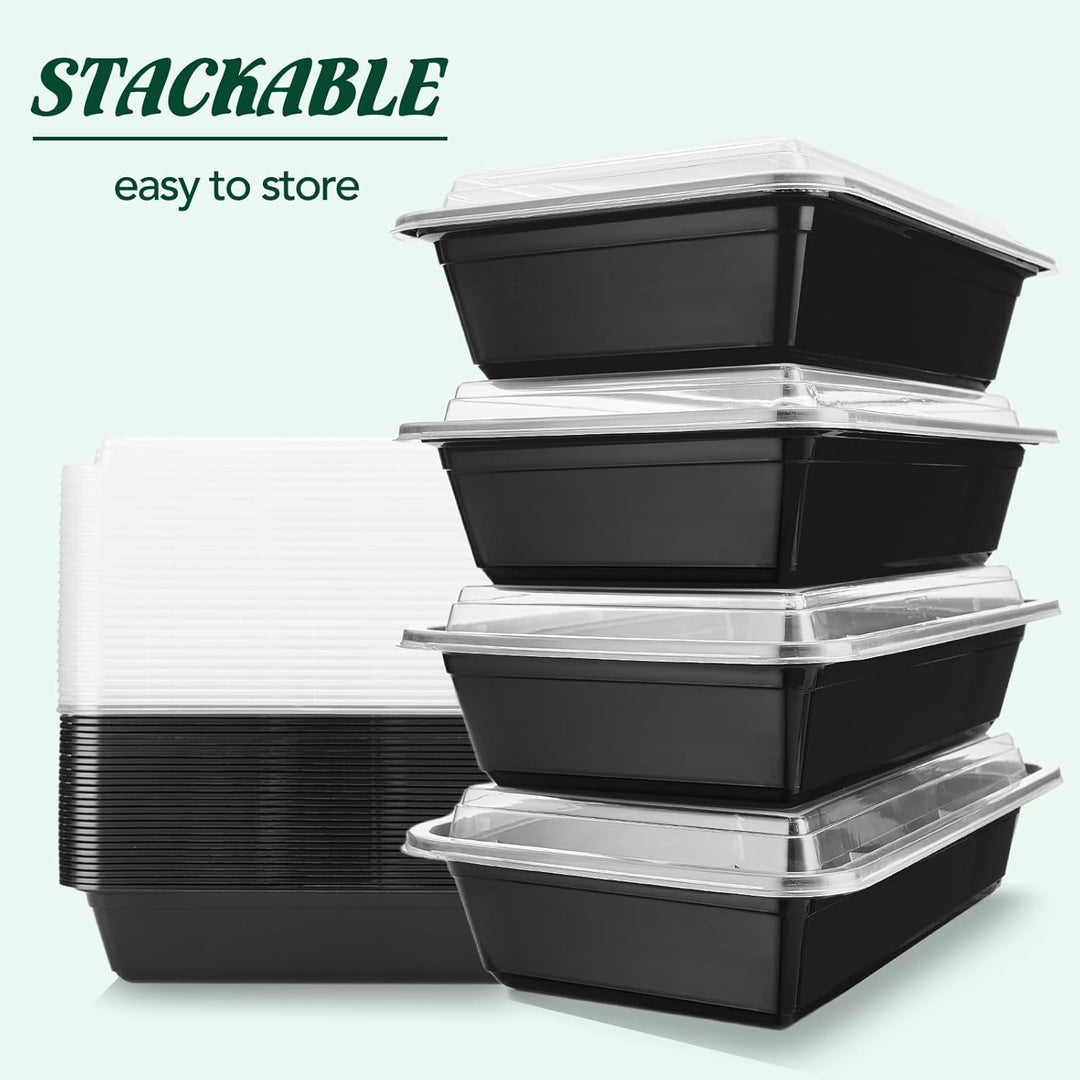 50 Pack 32OZ Meal Prep Containers Wholesale
