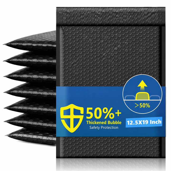 12.5x19 Inch Bubble Mailer | Usable Size 12.5x18"with 1/7" Thickened 125 pack