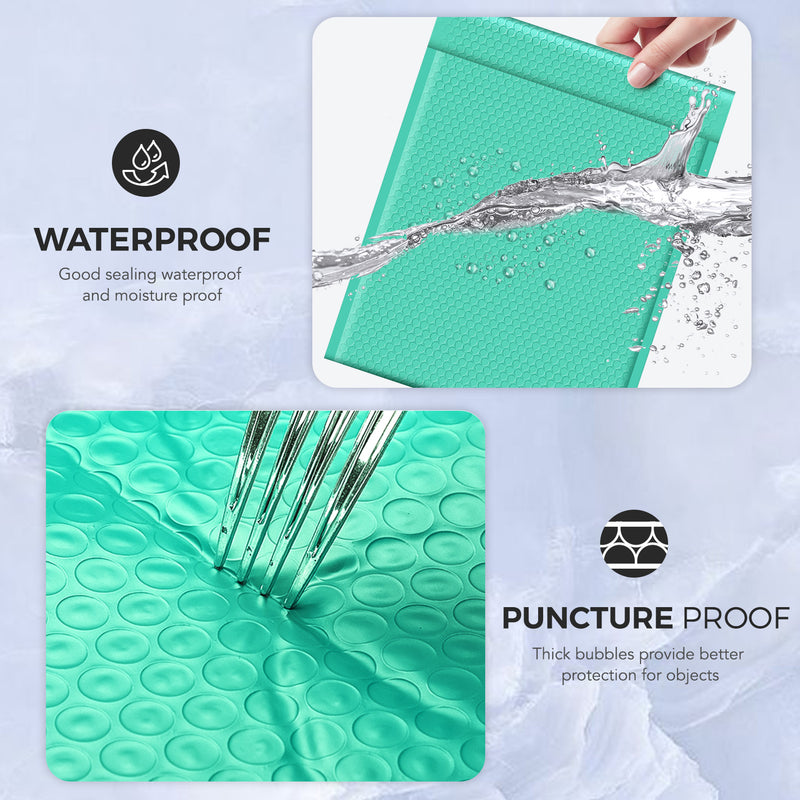 12x15 Bubble-Mailer Padded Envelope | Teal