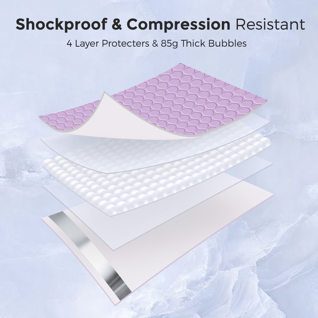 12x15 Bubble-Mailer Padded Envelope | Light Purple