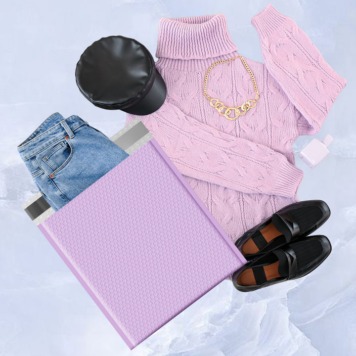 12x15 Bubble-Mailer Padded Envelope | Light Purple