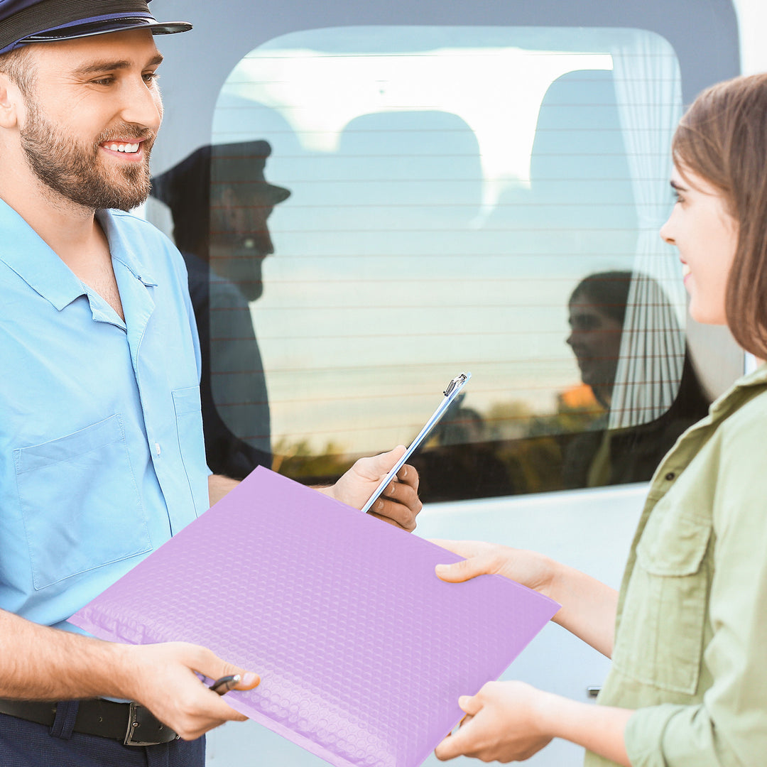 12x15 Bubble-Mailer Padded Envelope | Light Purple