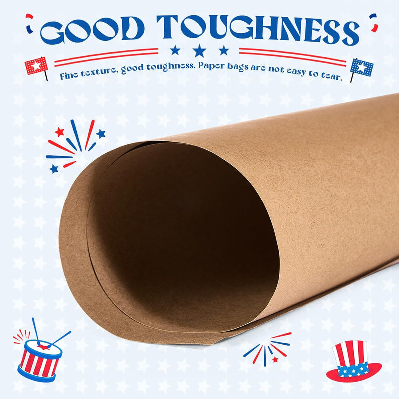 8x4.25x10.5 Inch Kraft Paper Gift Bags