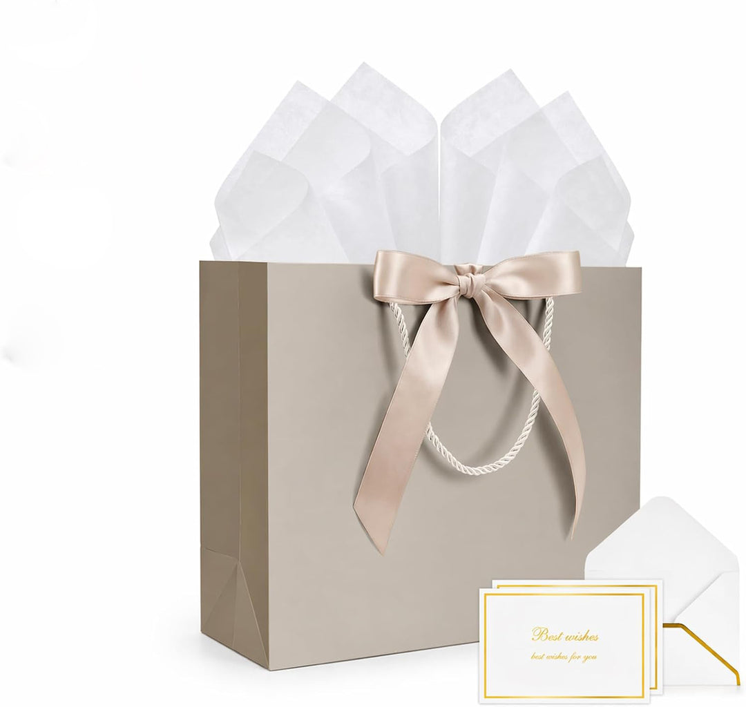 Bolsas de regalo de papel kraft de 16 x 6 x 12 pulgadas 