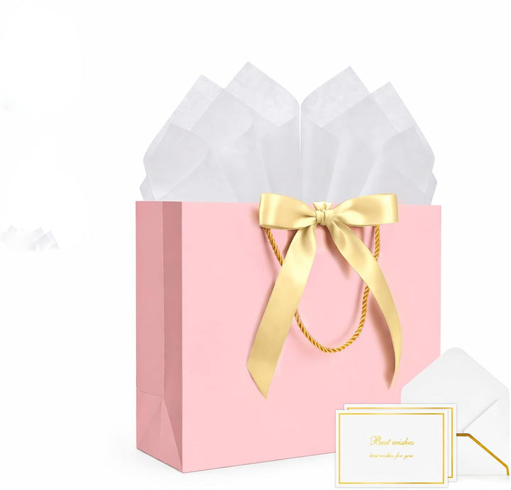 Bolsas de regalo de papel kraft de 16 x 6 x 12 pulgadas 