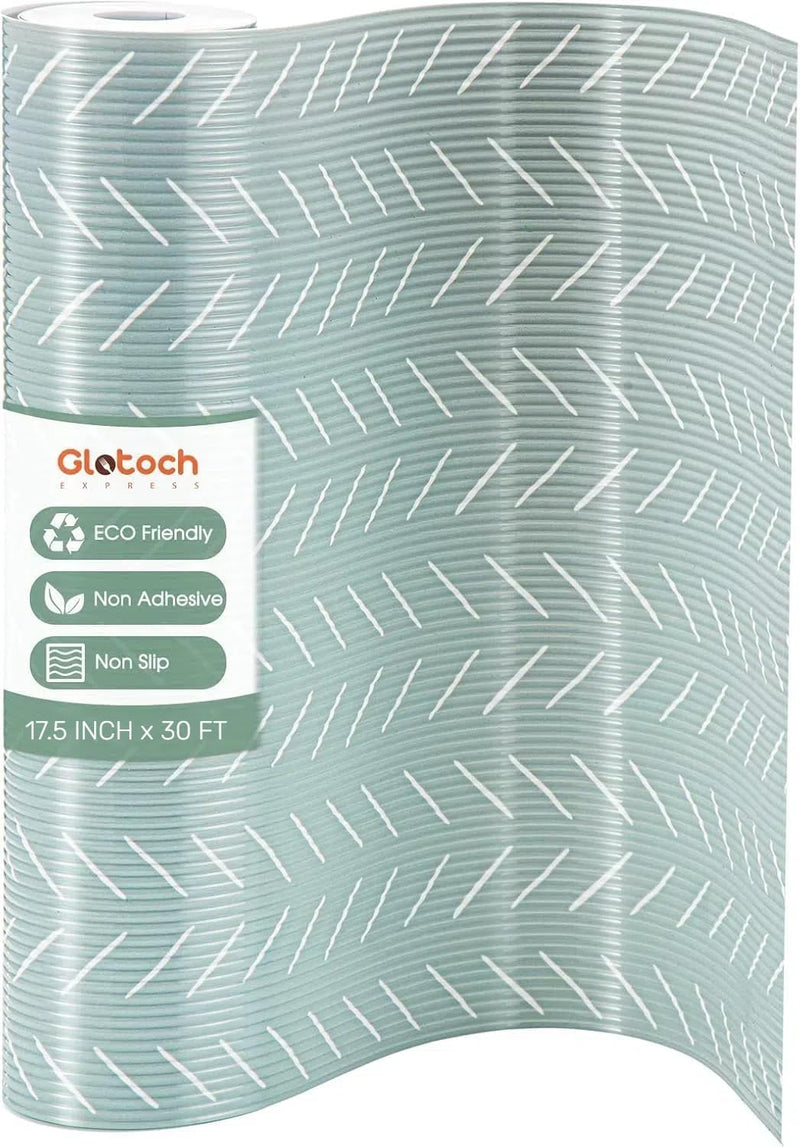 17.5" X30FT Non Adhesive Kitchen Shelf Liner 2 Roll