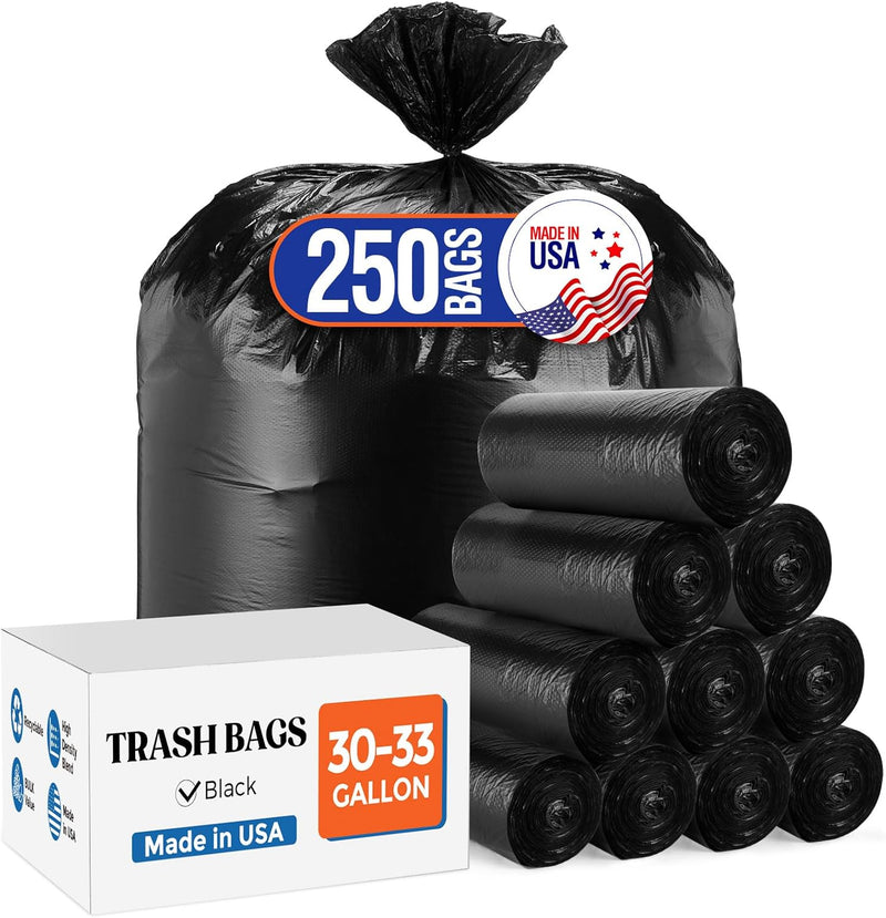 30-33 Gallon Trash Bags 250 Count
