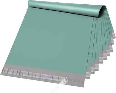 14.5x19 Poly-Mailer Envelope Shipping Bags | Grayed Jade Green