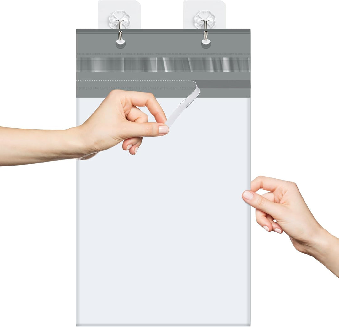 12x15.5 Inch Hangable Poly Mailers with Tear Strip 300pack