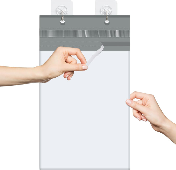 12x15.5 Inch Hangable Poly Mailers with Tear Strip 300pack