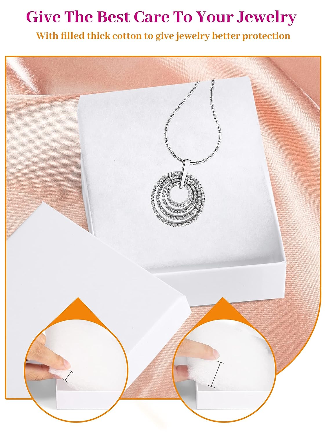 3.5x3.5x1 Inch Jewelry Kraft Gift Boxes With Lids