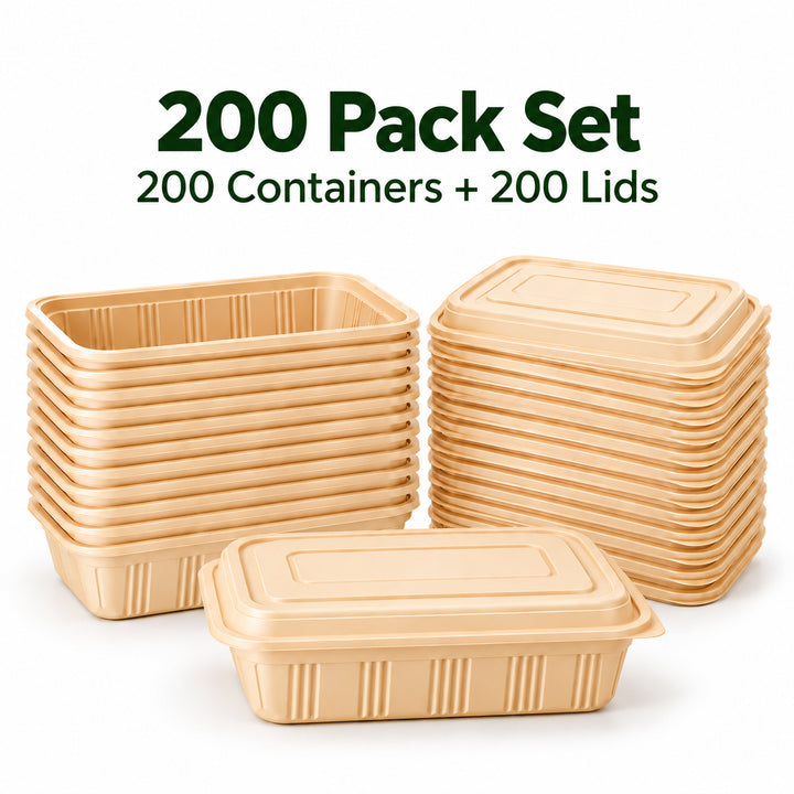 200 Pack 28OZ Cornstarch Meal Prep Containers Wholesale