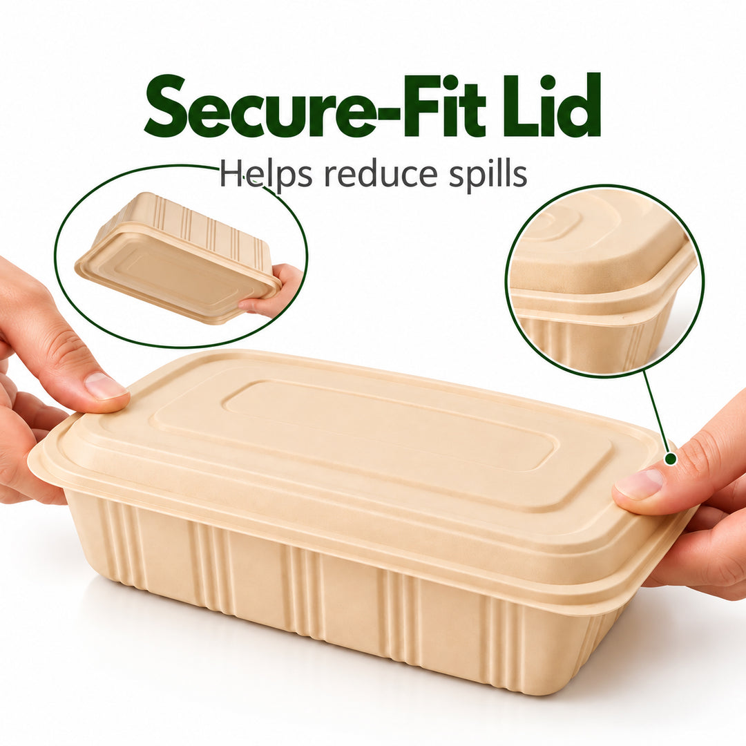 200 Pack 28OZ Cornstarch Meal Prep Containers Wholesale