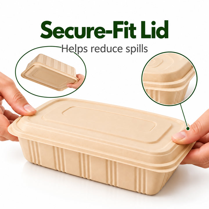 200 Pack 28OZ Cornstarch Meal Prep Containers Wholesale